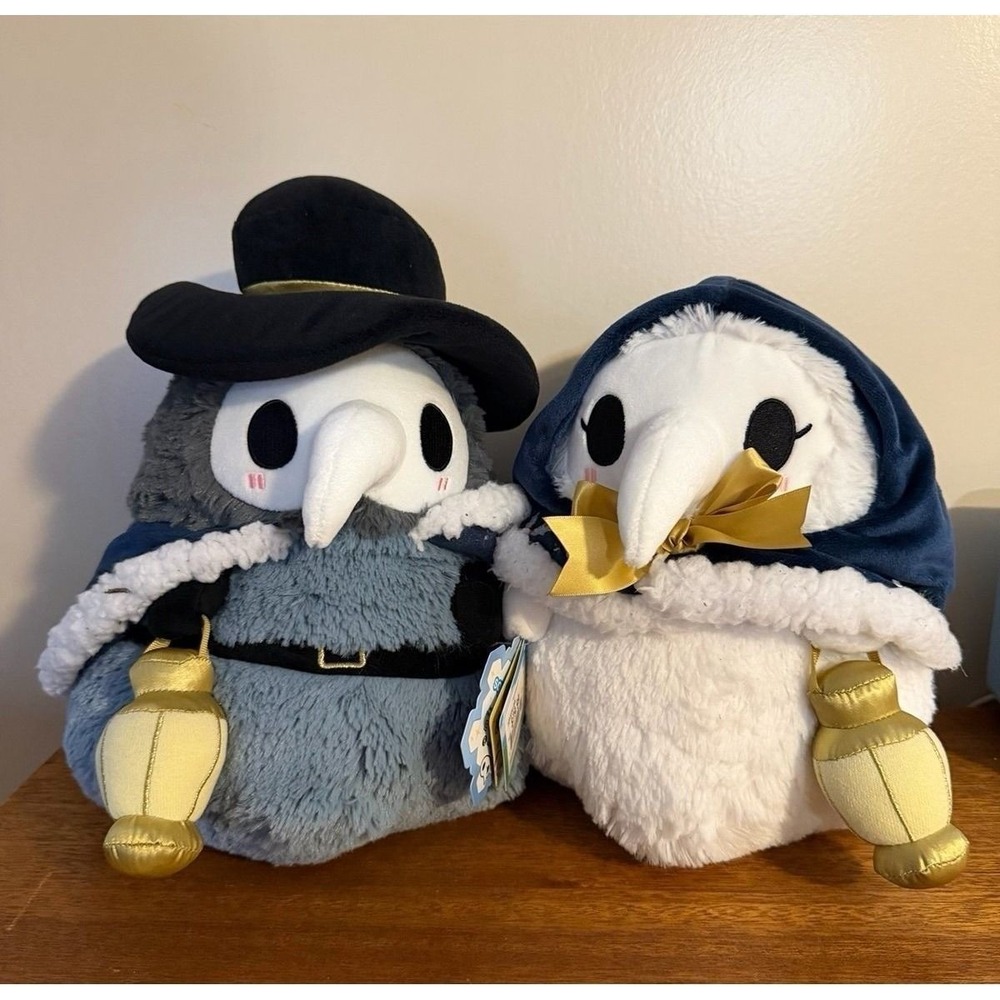 The Mysterious Doctor Plague Frosty Nurse Duo Squishable Toy Plush Set NYC NWT